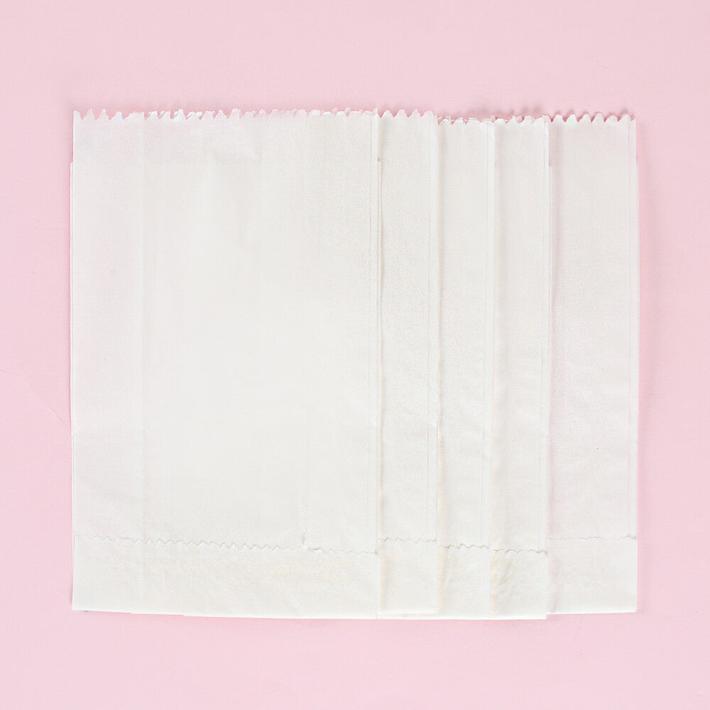 Loren 5'li Yağlı Beyaz Kese Kağıdı